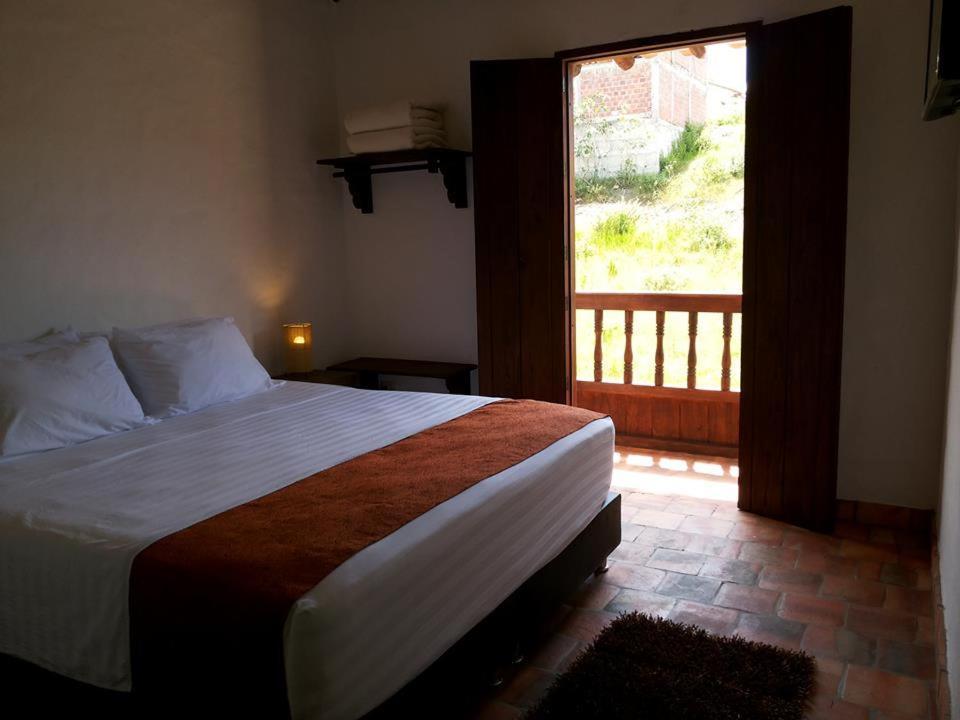 Casona Chara Hotel Barichara Exterior foto