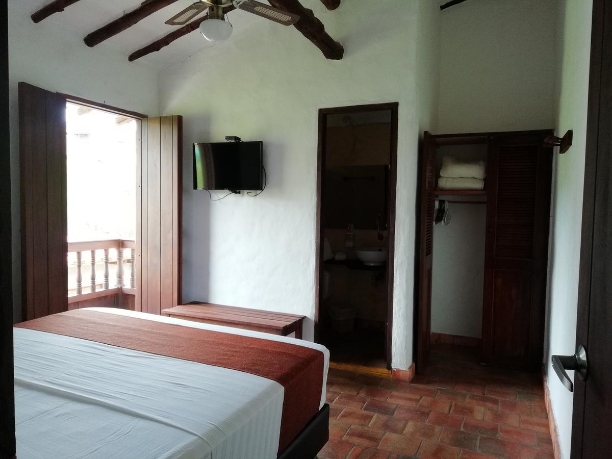 Casona Chara Hotel Barichara Exterior foto
